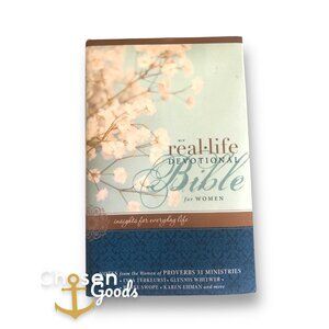 Real Life Devotional Bible Women’s Blue Proverbs 31 Ministries NIV Journal NEW